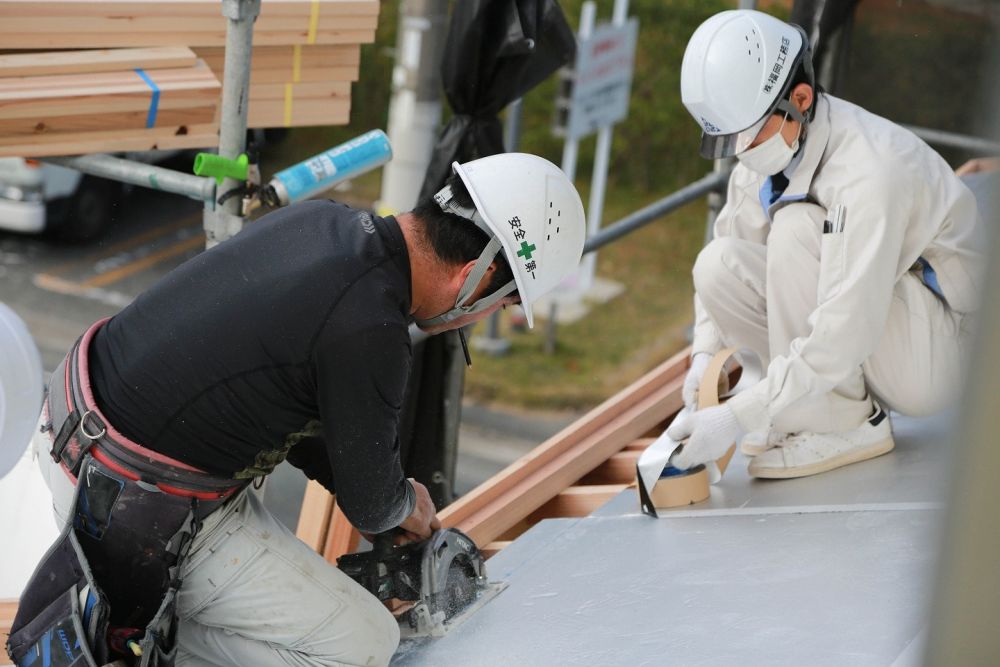 福岡市早良区06　注文住宅建築現場リポート④　～上棟式～