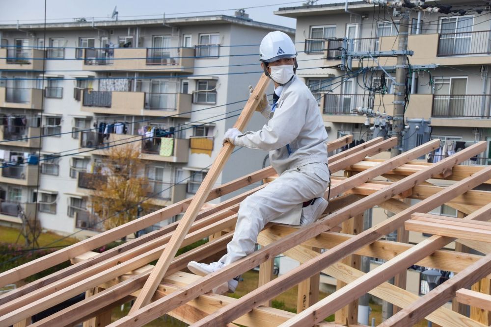 福岡市早良区06　注文住宅建築現場リポート④　～上棟式～