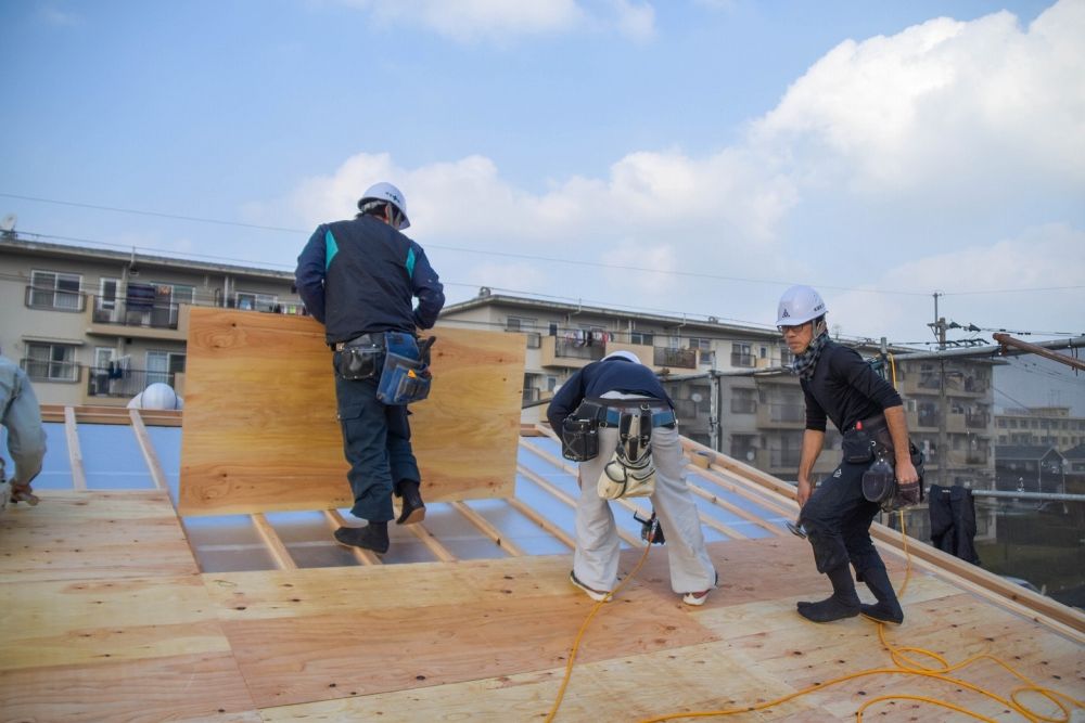 福岡市早良区06　注文住宅建築現場リポート④　～上棟式～