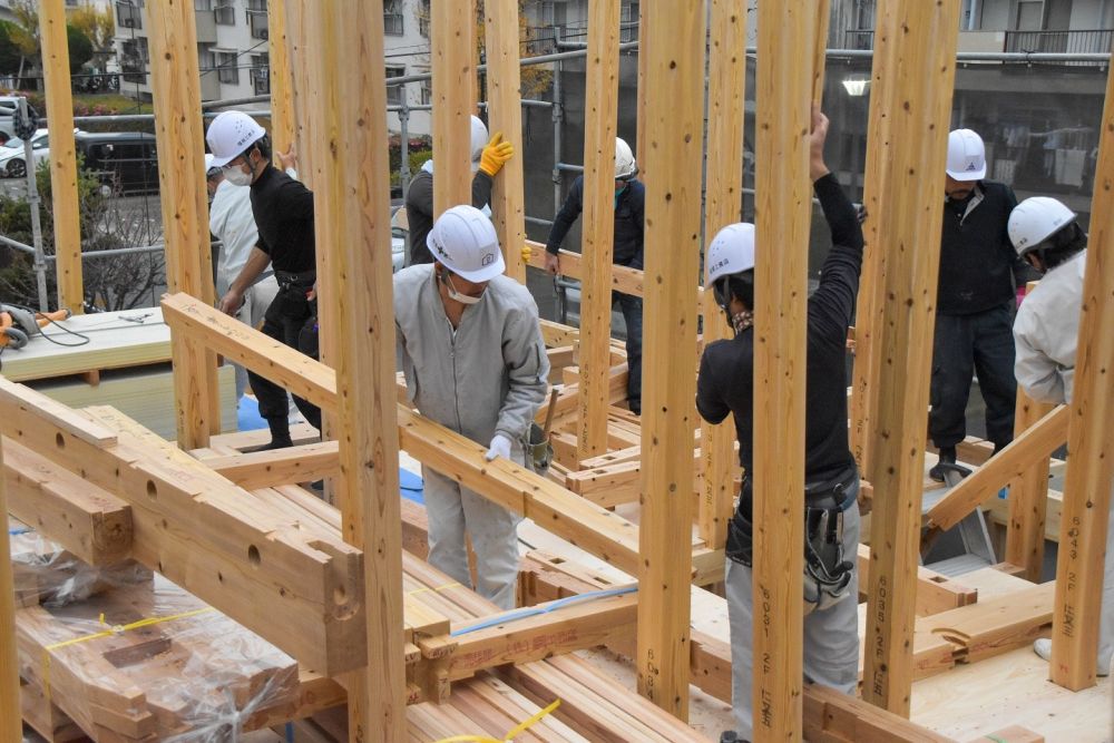 「福岡市早良区06」注文住宅現場リポート④【上棟式】