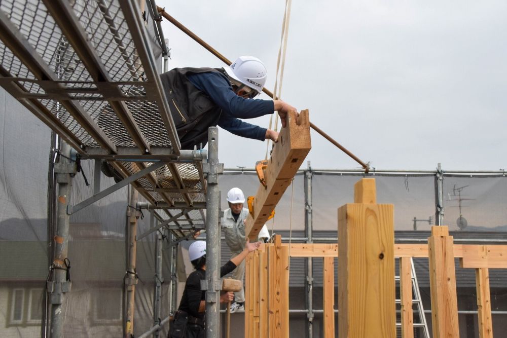 福岡市早良区06　注文住宅建築現場リポート④　～上棟式～