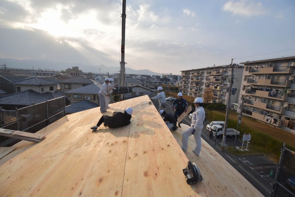 「福岡市早良区06」注文住宅現場リポート④【上棟式】