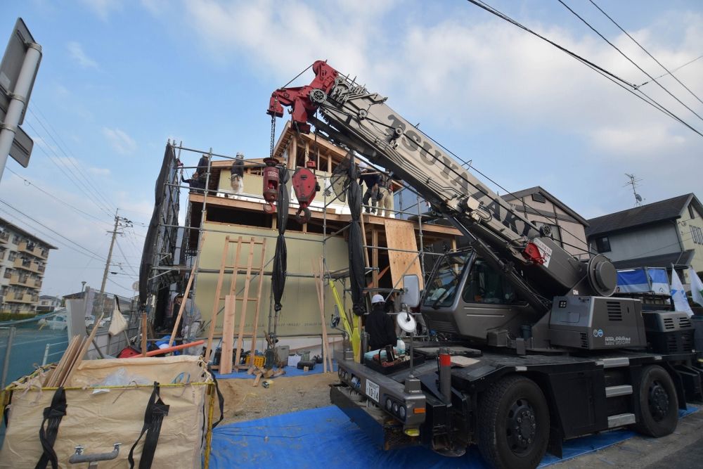 福岡市早良区06　注文住宅建築現場リポート④　～上棟式～