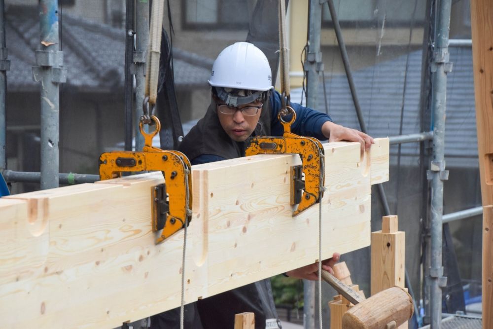 福岡市早良区06　注文住宅建築現場リポート④　～上棟式～