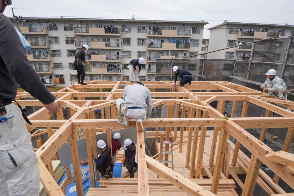 福岡市早良区06　注文住宅建築現場リポート④　～上棟式～