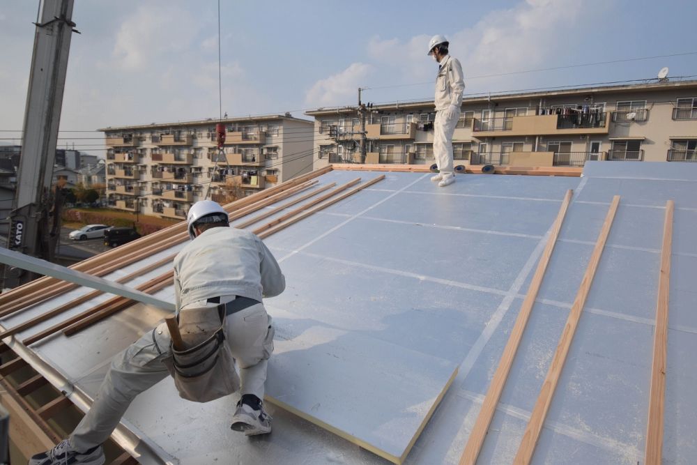 福岡市早良区06　注文住宅建築現場リポート④　～上棟式～