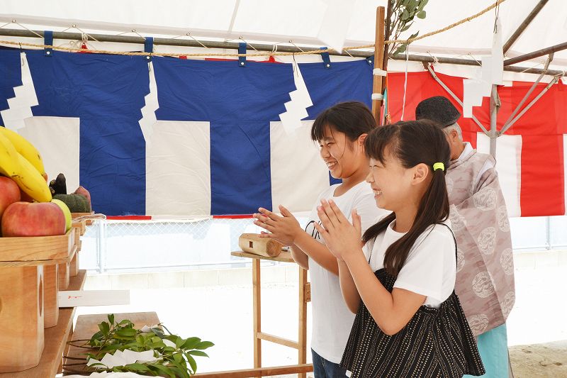「福岡市博多区02」注文住宅現場リポート①【地鎮祭】