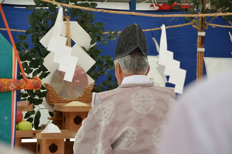 福岡市博多区02　注文住宅建築現場リポート①　～地鎮祭～