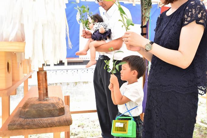 福岡県那珂川市03　注文住宅建築現場リポート①　～地鎮祭～