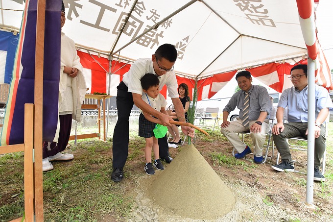 福岡県那珂川市03　注文住宅建築現場リポート①　～地鎮祭～