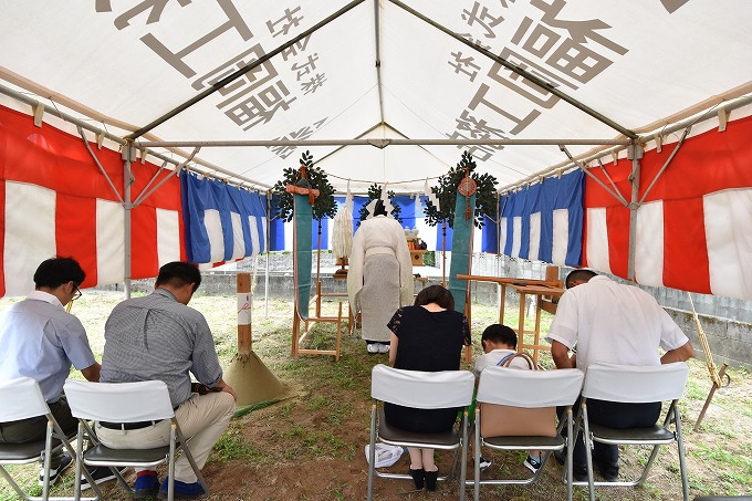 福岡県那珂川市03　注文住宅建築現場リポート①　～地鎮祭～