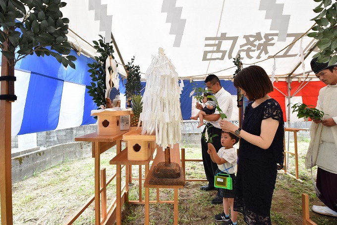 福岡県那珂川市03　注文住宅建築現場リポート①　～地鎮祭～