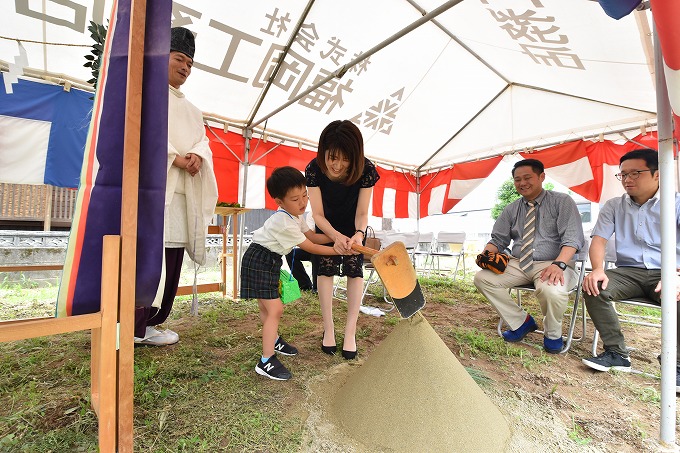 福岡県那珂川市03　注文住宅建築現場リポート①　～地鎮祭～