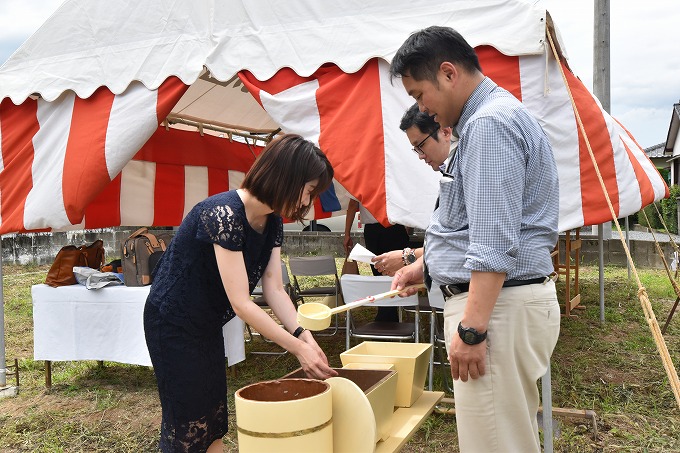 福岡県那珂川市03　注文住宅建築現場リポート①　～地鎮祭～