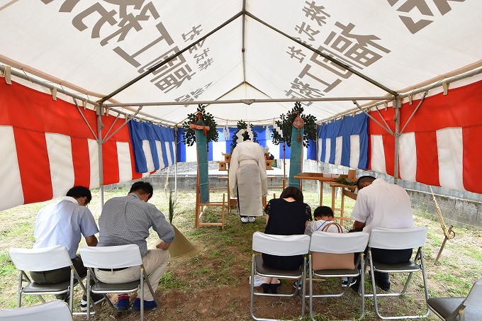 福岡県那珂川市03　注文住宅建築現場リポート①　～地鎮祭～