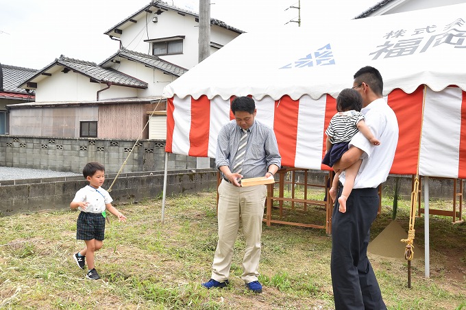 福岡県那珂川市03　注文住宅建築現場リポート①　～地鎮祭～