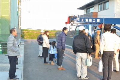 福岡県朝倉郡筑前町03　注文住宅建築現場リポート⑤　～上棟式～