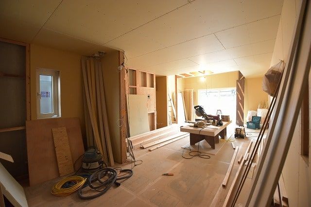 「福岡市南区五十川03」注文住宅現場リポート⑨【木工事】【石膏ボード】