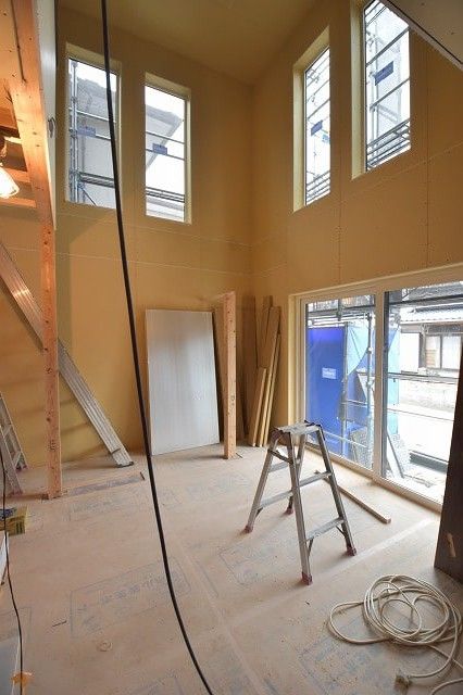 「福岡市南区五十川03」注文住宅現場リポート⑨【木工事】【石膏ボード】