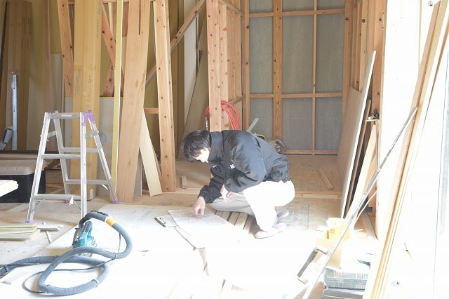「筑紫野市04」注文住宅現場リポート⑪【左官工事】【基礎巾木】