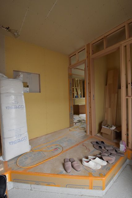 「福岡市西区03」注文住宅現場リポート⑨【木工事】【石膏ボード】