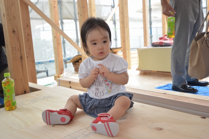 福岡県朝倉郡筑前町中牟田01　注文住宅建築現場リポート④　～上棟式～