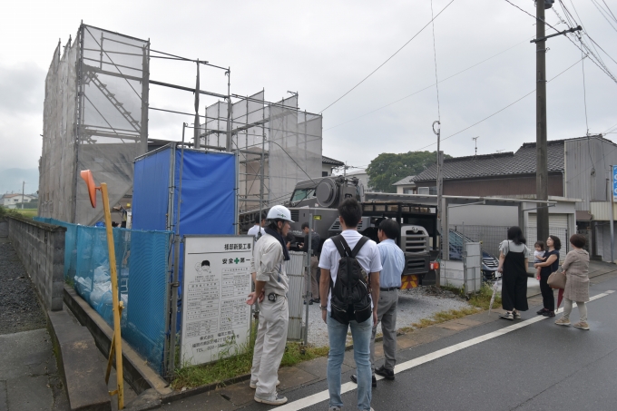 福岡県朝倉郡筑前町中牟田01　注文住宅建築現場リポート④　～上棟式～