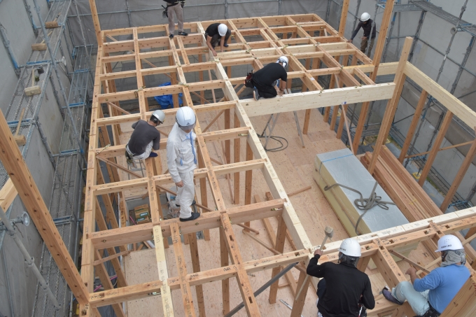 「朝倉郡筑前町中牟田01」注文住宅現場リポート④【上棟式】