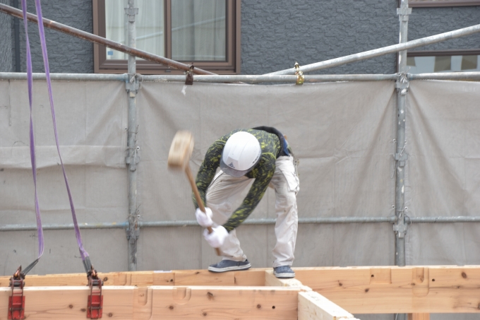 「朝倉郡筑前町中牟田01」注文住宅現場リポート④【上棟式】