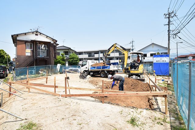「筑紫野市05」注文住宅現場リポート②【基礎工事】【根切り】