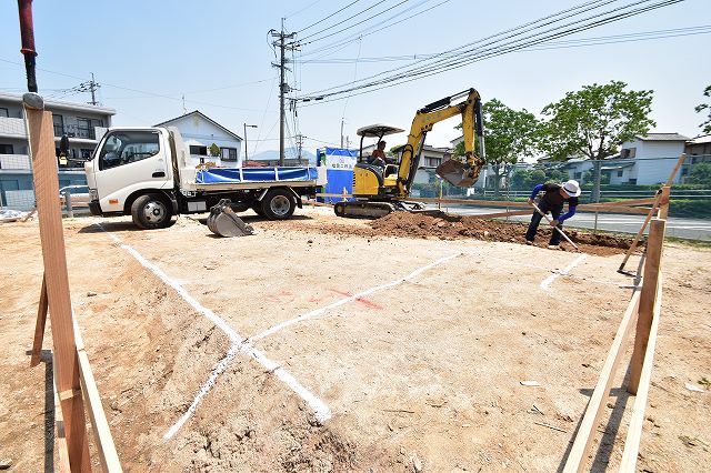 「筑紫野市05」注文住宅現場リポート②【基礎工事】【根切り】