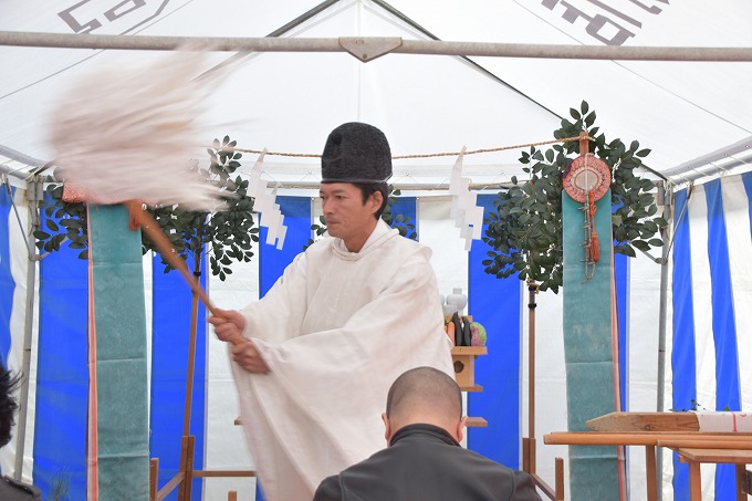 福岡市南区16　注文住宅建築現場リポート①　～地鎮祭～