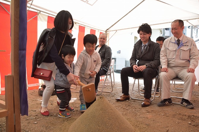 福岡市南区16　注文住宅建築現場リポート①　～地鎮祭～