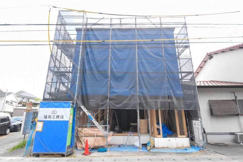 「福岡市城南区04」注文住宅現場リポート⑤【木工事】【面材】