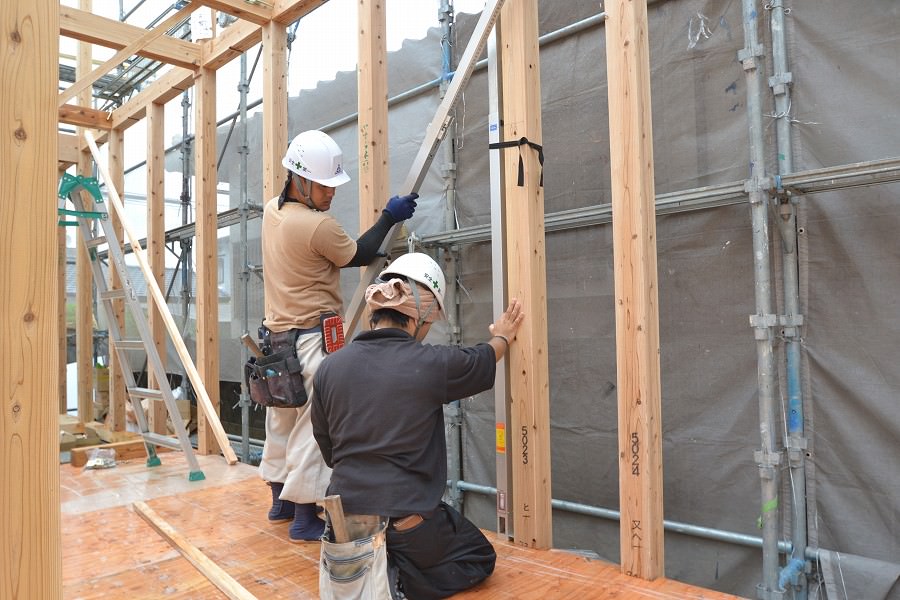 福岡県春日市紅葉ヶ丘西03　注文住宅建築現場リポート⑤　～上棟式～