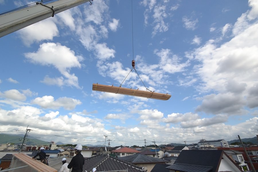 福岡県春日市紅葉ヶ丘西03　注文住宅建築現場リポート⑤　～上棟式～