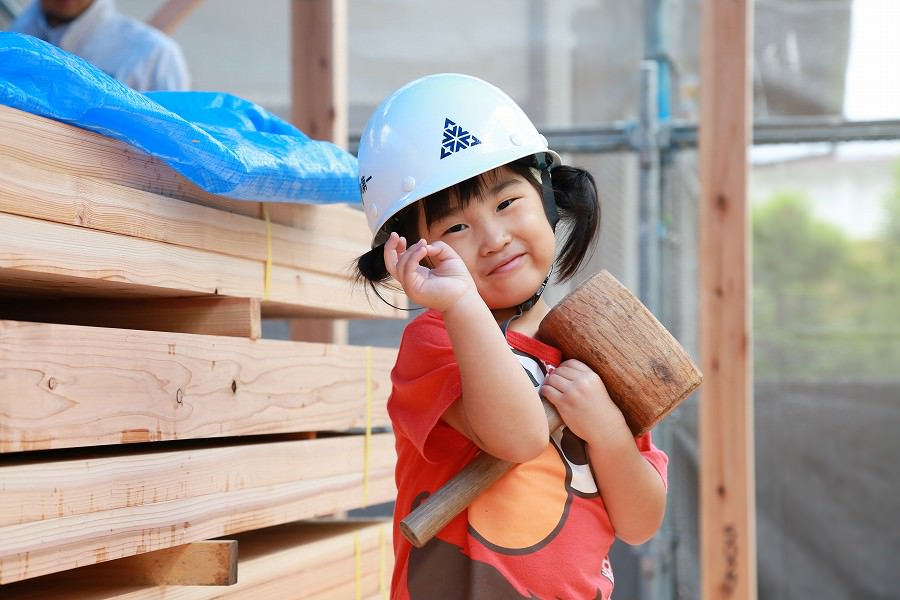 福岡県春日市紅葉ヶ丘西03　注文住宅建築現場リポート⑤　～上棟式～