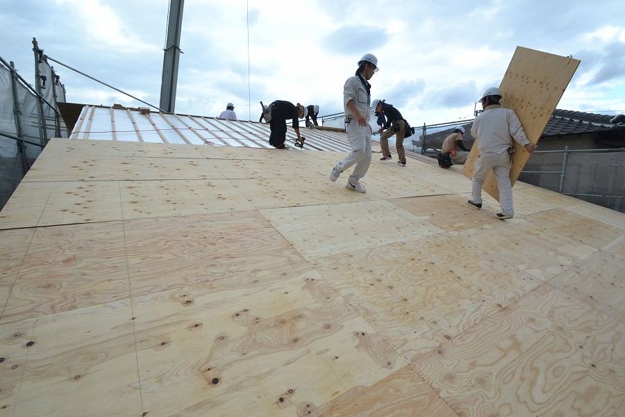 福岡県春日市紅葉ヶ丘西03　注文住宅建築現場リポート⑤　～上棟式～