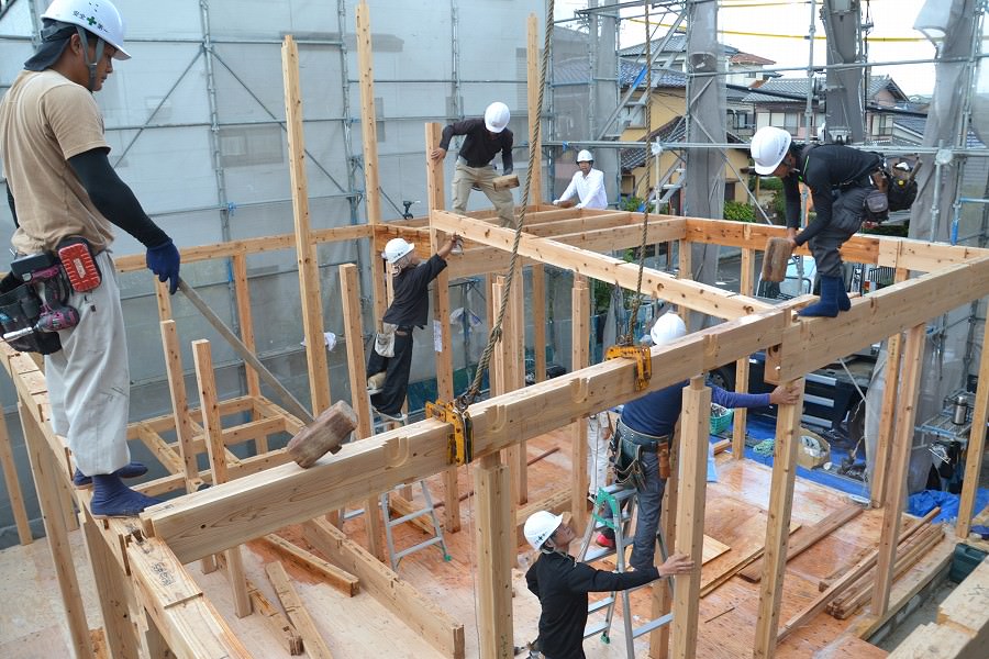 「春日市紅葉ヶ丘西03」注文住宅現場リポート⑤【上棟式】