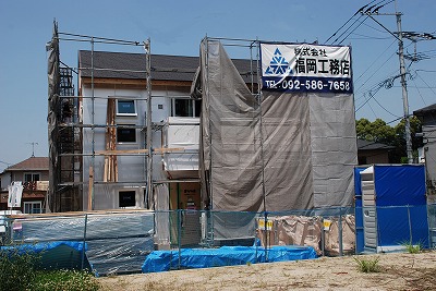 福岡県糟屋郡篠栗町01　注文住宅建築現場リポート⑨