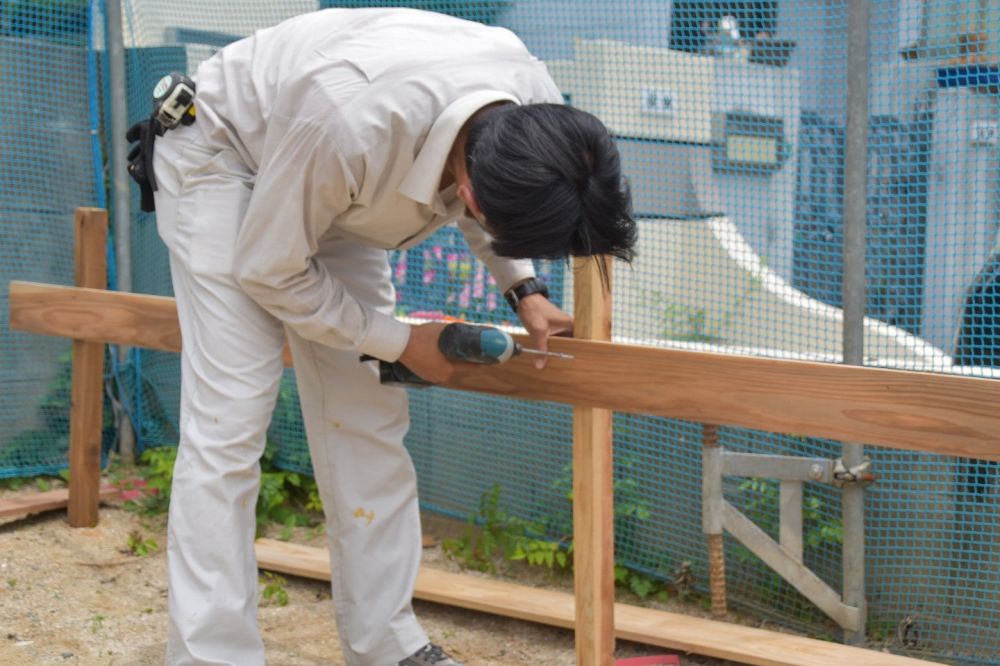 「福岡市早良区東入部01」注文住宅現場リポート②【基礎工事】【遣り方】