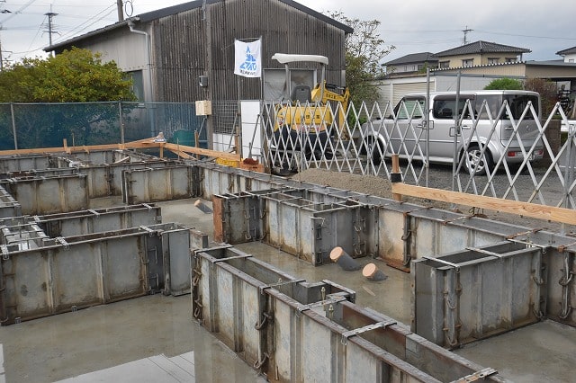 「三井郡大刀洗町02」注文住宅現場リポート③【基礎工事】【立ち上がりコン】