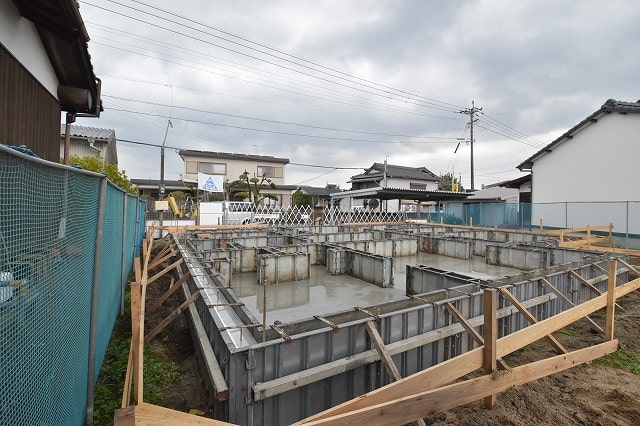 「三井郡大刀洗町02」注文住宅現場リポート③【基礎工事】【立ち上がりコン】