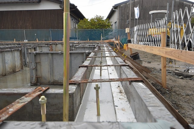 「三井郡大刀洗町02」注文住宅現場リポート③【基礎工事】【立ち上がりコン】
