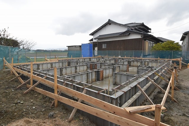 「三井郡大刀洗町02」注文住宅現場リポート③【基礎工事】【立ち上がりコン】