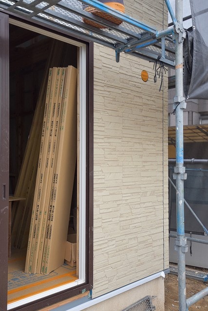「福岡市東区07」注文住宅現場リポート⑧【外装工事】【通期胴縁】