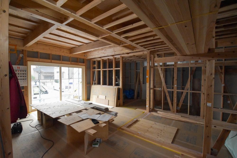 「太宰府市08」注文住宅現場リポート⑤【木工事】【下地】
