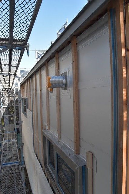 「三井郡大刀洗町02」注文住宅現場リポート⑧【外装工事】【サイディング】