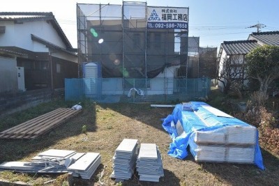 「三井郡大刀洗町02」注文住宅現場リポート⑧【外装工事】【サイディング】