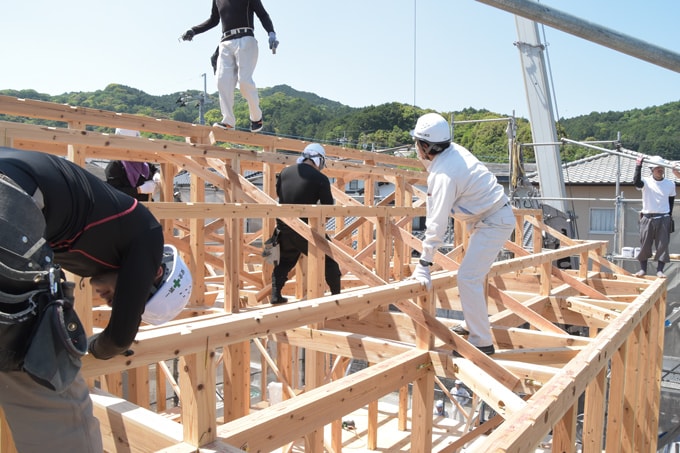 福岡県大野城市02　注文住宅建築現場リポート④　～上棟式～